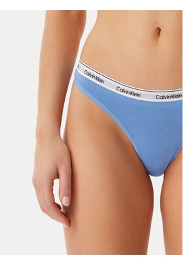 Calvin Klein Underwear Komplet stringów 000QD5209E Kolorowy. Materiał: bawełna. Wzór: kolorowy