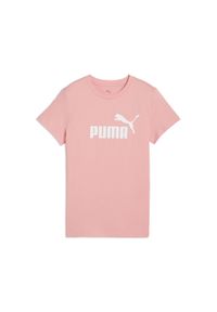 Puma - Damska koszulka z logo ESS No. 1 PUMA Pink Fruit. Kolor: różowy. Sport: fitness #1