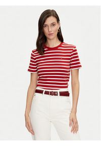 TOMMY HILFIGER - Tommy Hilfiger T-Shirt New Cody WW0WW40587 Czerwony Slim Fit. Kolor: czerwony. Materiał: bawełna #5