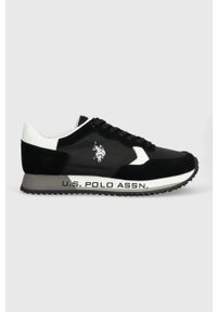 U.S. Polo Assn. sneakersy CLEEF kolor czarny. Zapięcie: sznurówki. Kolor: czarny