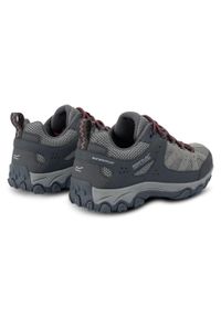 Regatta - Buty damskie trekkingowe niskie z membraną Edgepoint IV. Kolor: szary. Materiał: syntetyk. Szerokość cholewki: normalna. Styl: sportowy
