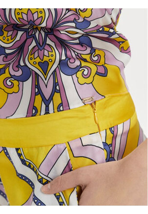 Gaudi Top 411FD45034 Kolorowy Regular Fit. Materiał: syntetyk. Wzór: kolorowy