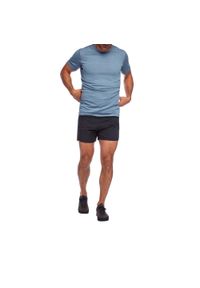 Krótkie spodenki turystyczne męskie Black Diamond Sprint Shorts. Kolor: czarny. Długość: krótkie. Sport: bieganie