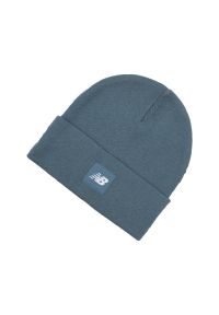 Czapka New Balance LAH13034SRU– niebieska. Kolor: niebieski. Materiał: akryl. Sezon: zima