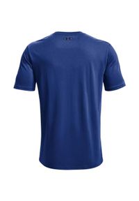 Under Armour - Męska Koszulka Sportowa. Kolor: niebieski