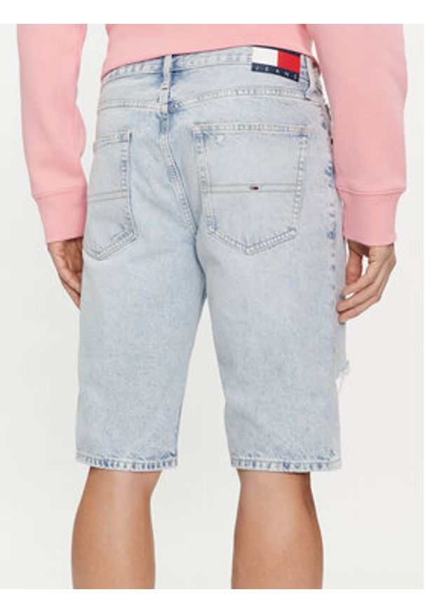 Tommy Jeans Szorty jeansowe Ryan DM0DM18804 Błękitny Slim Fit. Kolor: niebieski. Materiał: bawełna