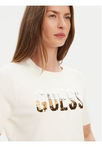 Guess Sweter W5YR25 Z2NQ2 Écru Regular Fit. Materiał: wiskoza #4