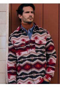 Reserved - Wzorzysta koszula comfort fit - wielobarwny. Materiał: tkanina #1