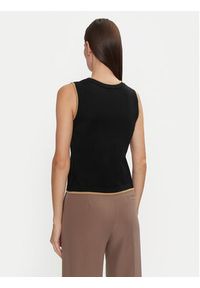 Luisa Spagnoli Bluzka Macinapepe 58514 Czarny Regular Fit. Kolor: czarny. Materiał: wełna #5