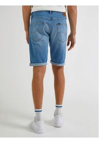 Lee Szorty jeansowe 5 Pocket L73MMWFO 112331767 Niebieski Regular Fit. Kolor: niebieski. Materiał: bawełna