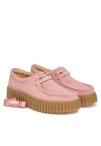 Clarks Półbuty Torhill Bee 26184585 Różowy. Kolor: różowy. Materiał: zamsz, skóra