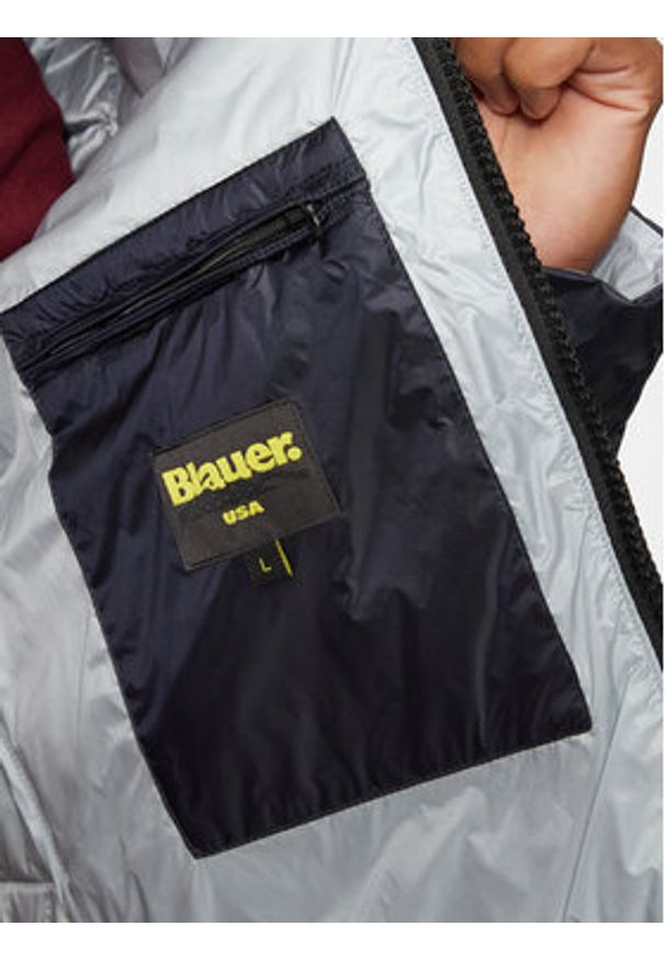 Blauer Kurtka puchowa 24WBLUC03024 Granatowy Regular Fit. Kolor: niebieski. Materiał: syntetyk