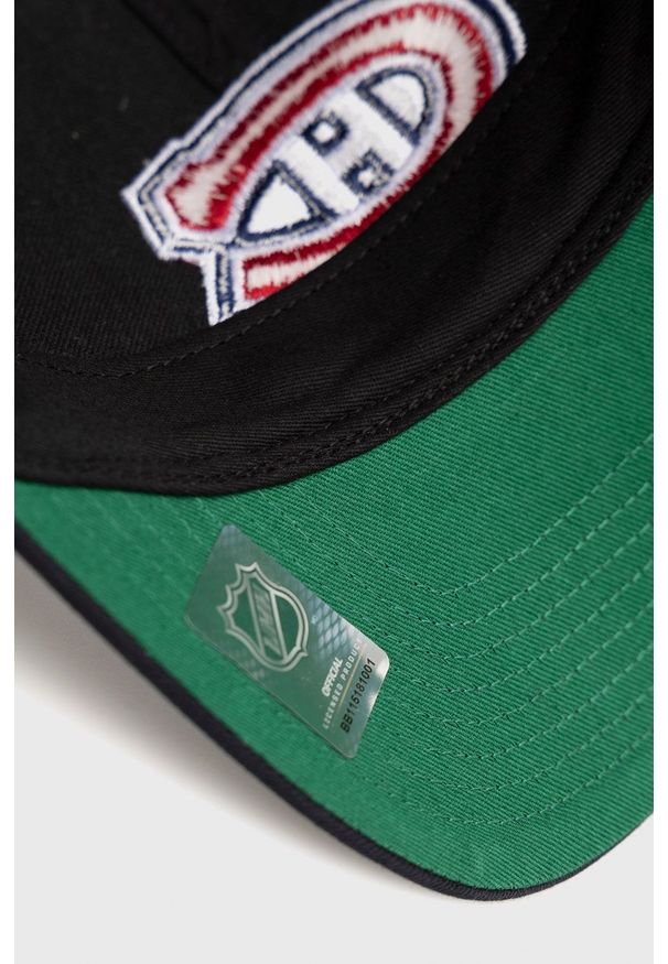 47 Brand - 47brand czapka Montreal Canadiens kolor granatowy z aplikacją. Kolor: niebieski. Wzór: aplikacja