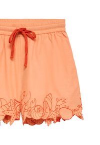 Vero Moda Szorty sportowe Lucia 10350997 Pomarańczowy jasny Regular Fit. Kolor: pomarańczowy. Materiał: bawełna #2