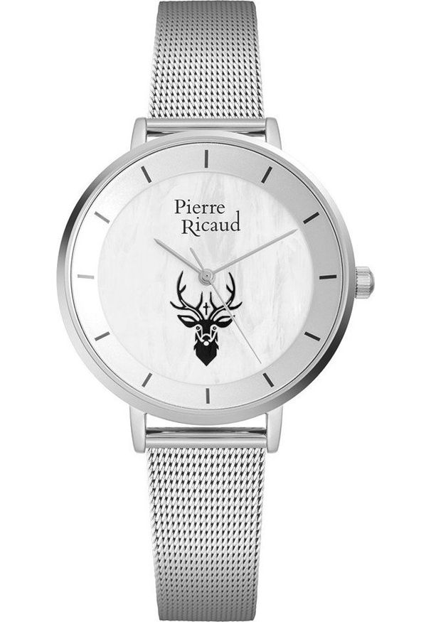 Zegarek Pierre Ricaud Zegarek damski Pierre Ricaud P22056.511FQRE srebrny. Kolor: srebrny