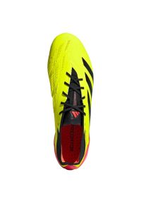 Adidas - Buty piłkarskie adidas Predator Elite Fg M IF5441 żółte. Zapięcie: sznurówki. Kolor: żółty. Materiał: materiał, syntetyk. Szerokość cholewki: normalna. Sport: piłka nożna #7