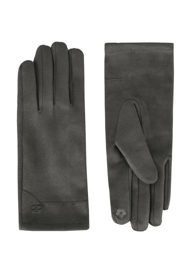 Volcano - Rękawiczki damskie z funkcją dotykową H-FERGIE. Materiał: tkanina, materiał, puch. Wzór: gładki. Sezon: zima. Styl: klasyczny, casual, elegancki