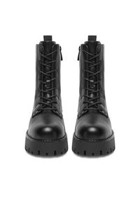 DeeZee Trzewiki CEO-HY9876-1 Czarny. Kolor: czarny. Materiał: materiał, skóra #6