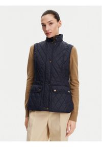 Barbour Bezrękawnik Otteburn LGI0003NY71 Granatowy Regular Fit. Kolor: niebieski. Materiał: syntetyk. Długość rękawa: bez rękawów