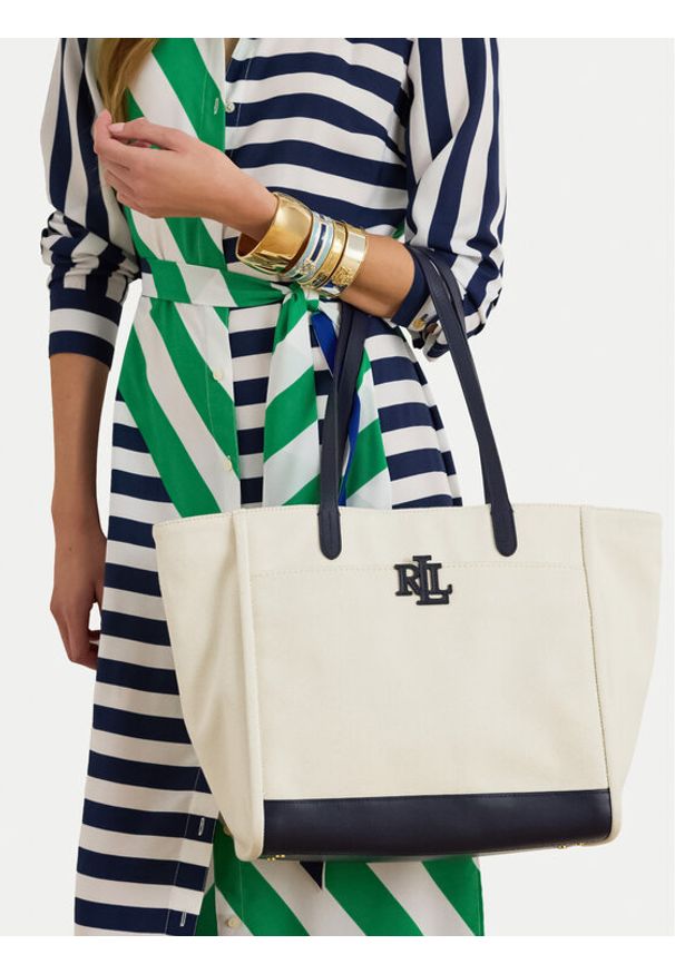 Lauren Ralph Lauren - LAUREN RALPH LAUREN Torebka 431982234002 Écru