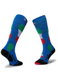 X-Socks Skarpety Wysokie Unisex Ski Patriot Italy 4.0 XSSS45W19U Niebieski. Kolor: niebieski. Materiał: materiał