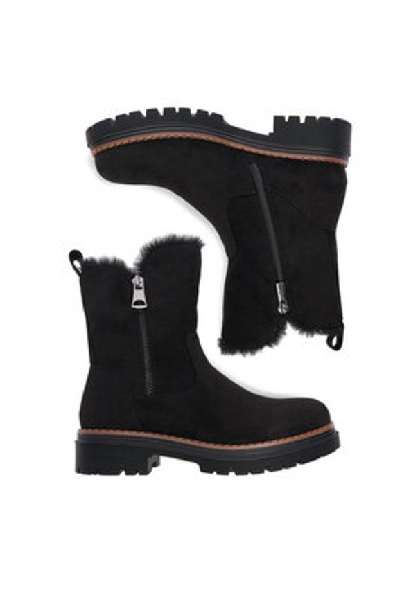 Clara Barson Botki CEO-WS6382-01 Czarny. Kolor: czarny. Materiał: materiał