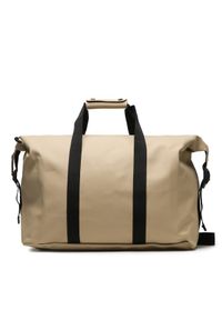 Rains Torba weekendowa Hilo Weekend Bag W3 14200 Beżowy. Kolor: beżowy. Materiał: materiał