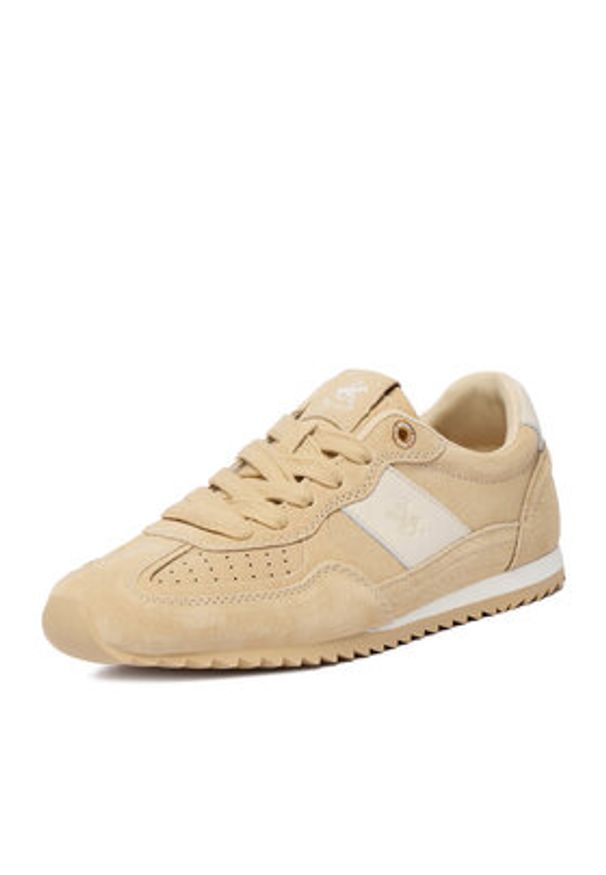 Beverly Hills Polo Club Sneakersy EO-WP40-250-04 Beżowy. Kolor: beżowy. Materiał: skóra, zamsz