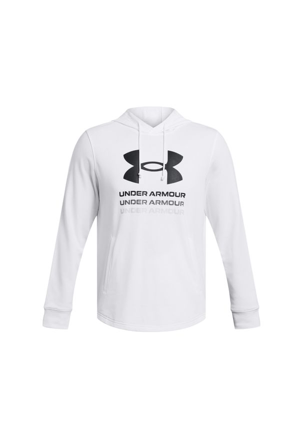Bluza z kapturem Under Armour Rival Terry Graphic. Typ kołnierza: kaptur. Kolor: biały, czarny, wielokolorowy