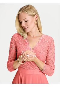 Swing Sukienka koktajlowa 5AE29100 Koralowy Regular Fit. Kolor: pomarańczowy. Materiał: syntetyk. Styl: wizytowy #2