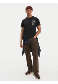 G-Star RAW - G-Star Raw T-Shirt Text Chest D25968-C506 Czarny Regular Fit. Kolor: czarny. Materiał: bawełna #4