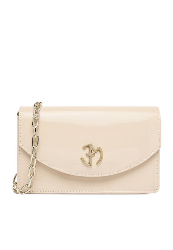 Eva Minge Torebka EO-ANGEL-LDA8639 Écru. Kolor: kremowy. Materiał: skórzane