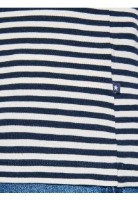 Big-Star - Bluzka damska w paski granatowa Vensa 403. Okazja: na co dzień. Kolor: niebieski. Materiał: dzianina, jeans. Długość rękawa: długi rękaw. Długość: długie. Wzór: paski. Styl: klasyczny, casual, elegancki #4