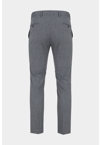Pako Lorente - PAKO LORENTE – Szare spodnie garniturowe P22SF-6G-007-S-S. Okazja: na wesele, na ślub cywilny. Kolor: szary. Materiał: poliester, wiskoza, elastan. Wzór: gładki. Styl: elegancki #6