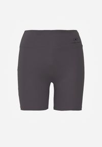 Renee - Ciemnoszare Szorty Kolarki High Waist Marerila. Okazja: na co dzień. Stan: podwyższony. Kolor: szary. Długość: krótkie. Styl: sportowy, casual #6