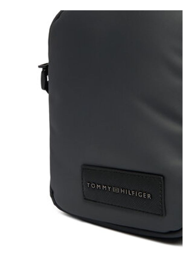 TOMMY HILFIGER - Tommy Hilfiger Saszetka Th Repreve Mini Reporter AM0AM14009 Szary. Kolor: szary. Materiał: materiał