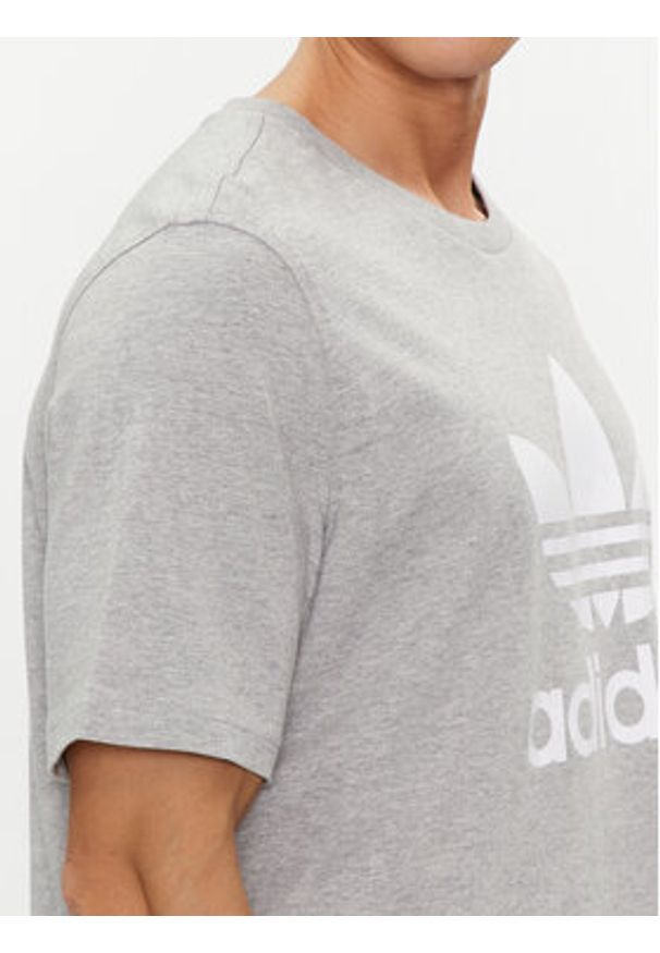 Adidas - adidas T-Shirt Adicolor Classics Trefoil T-Shirt IA4817 Szary Regular Fit. Kolor: szary. Materiał: bawełna