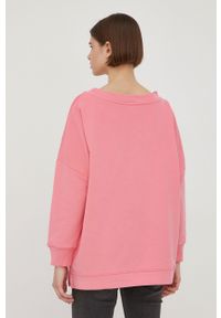 Femi Stories bluza bawełniana Ria damska kolor różowy z aplikacją. Kolor: różowy. Materiał: bawełna. Wzór: aplikacja #4