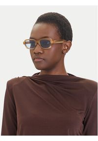 Jack & Jones - Jack&Jones Okulary przeciwsłoneczne 12277126 Brązowy. Kolor: brązowy