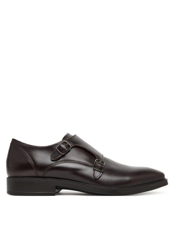 ecco - ECCO Półbuty Milan Double Monk-Strap 52333401072 Brązowy. Kolor: brązowy. Materiał: skóra