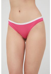 Calvin Klein Underwear stringi CK One (2-pack) kolor różowy. Kolor: różowy #4