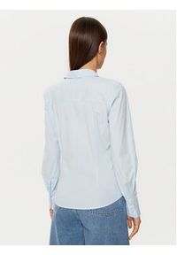 Vero Moda Koszula Anna 10318701 Błękitny Slim Fit. Kolor: niebieski. Materiał: bawełna