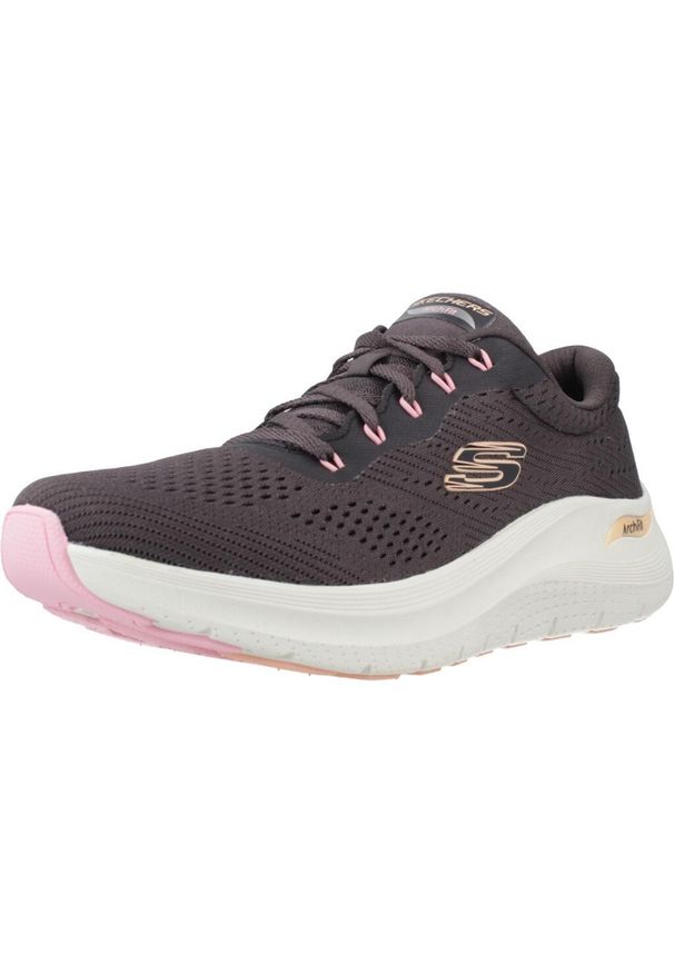 skechers - Buty SKECHERS ARCH FIT 2.0 Szary. Zapięcie: sznurówki. Kolor: szary. Materiał: materiał, syntetyk, tkanina. Szerokość cholewki: normalna. Model: Skechers Sport. Sport: turystyka piesza