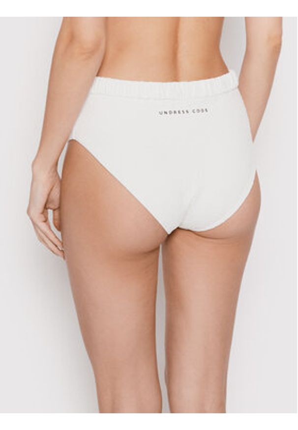 Undress Code Dół od bikini Good Luck 312 Biały. Kolor: biały. Materiał: syntetyk