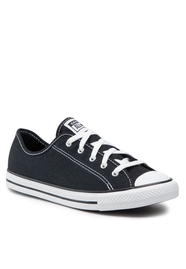 Trampki Converse - Ctas Dainty Ox 564982C Black/White/Black. Kolor: czarny. Materiał: materiał