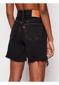 Levi's® Szorty jeansowe 501™ 85833-0016 Czarny Regular Fit. Kolor: czarny. Materiał: jeans, bawełna #4