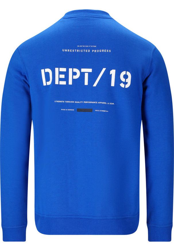 VIRTUS - Bluza Virtus Deran. Kolor: niebieski. Sport: fitness