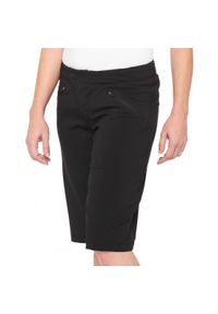Szorty rowerowe damskie 100% Ridecamp Short. Kolor: czarny