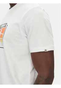 Quiksilver T-Shirt EQYZT08065 Biały Regular Fit. Kolor: biały. Materiał: bawełna #3