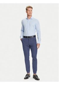 BOSS Chinosy P-Kaiton1 50543945 Błękitny Slim Fit. Kolor: niebieski. Materiał: bawełna #5